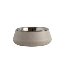 Load image into Gallery viewer, Loopy Products Small 16 Oz/ 2 Cup Bamboo Spot Pet Bowl Color Seashell