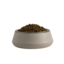 Load image into Gallery viewer, Loopy Products Small 16 Oz/ 2 Cup Bamboo Spot Pet Bowl Color Seashell