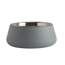 Load image into Gallery viewer, Loopy Products Medium 32 Oz/ 4 Cup Bamboo Spot Pet Bowl Color Blue Skies